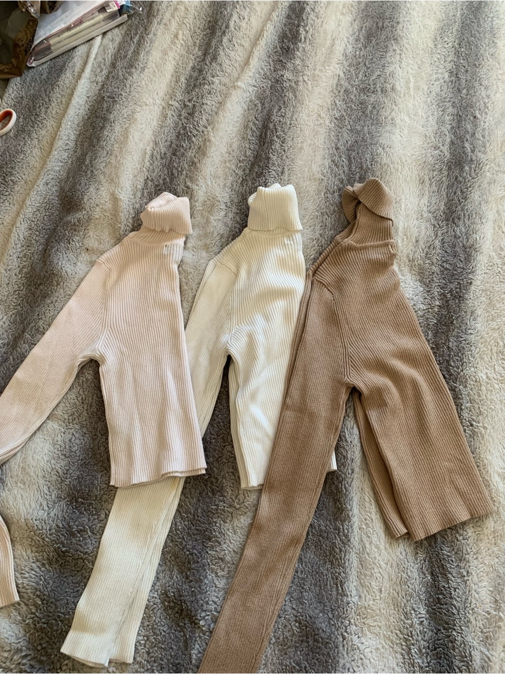 Cropped Turtleneck Long Sleeve Bundle